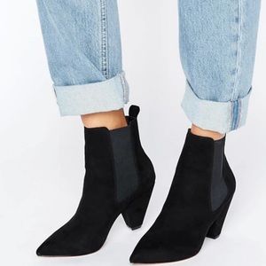 ASOS Reachless Chelsea Ankle Boots in Black